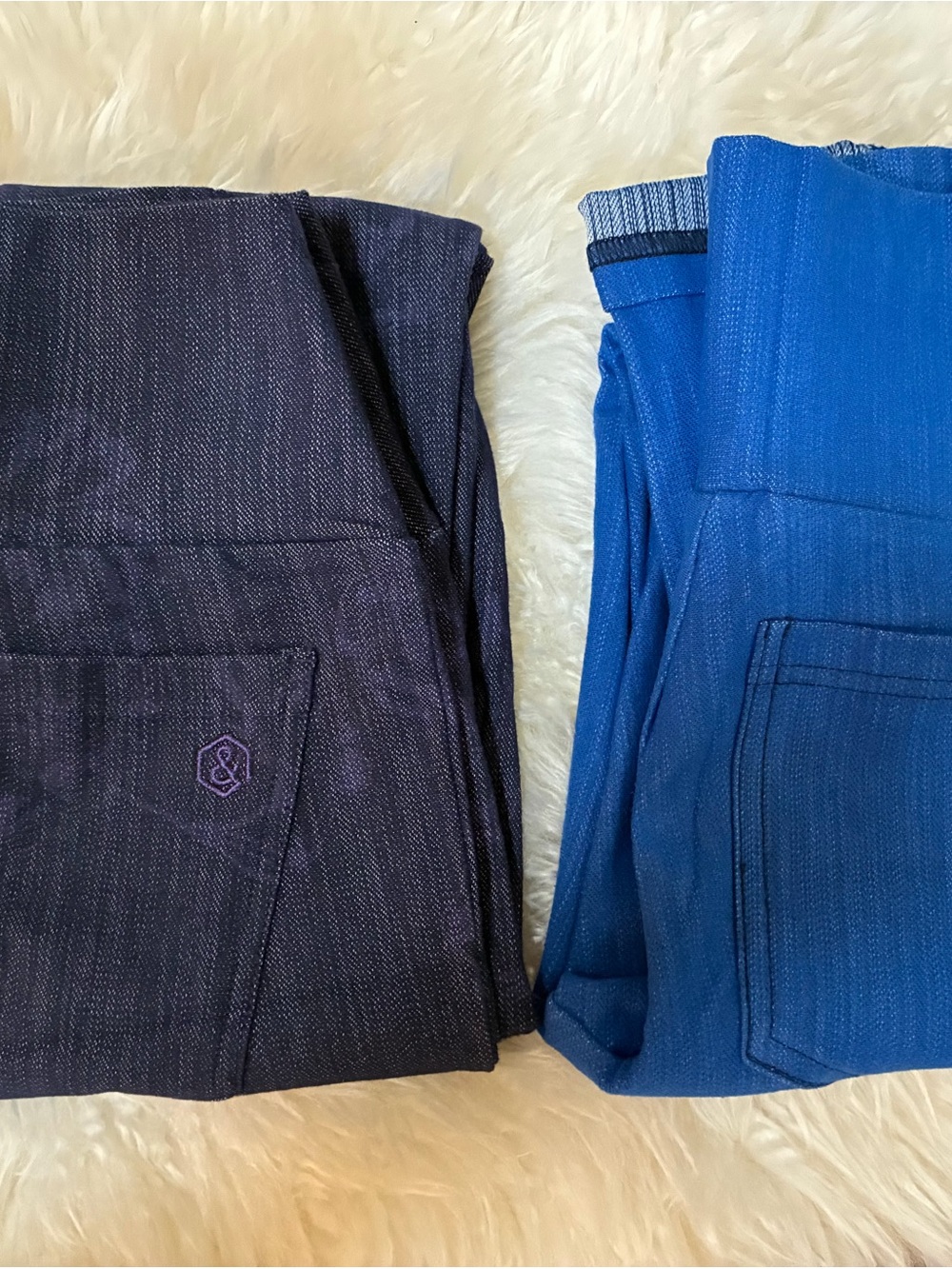 Agnes & Dora Navy and Royal Blue Jeggings